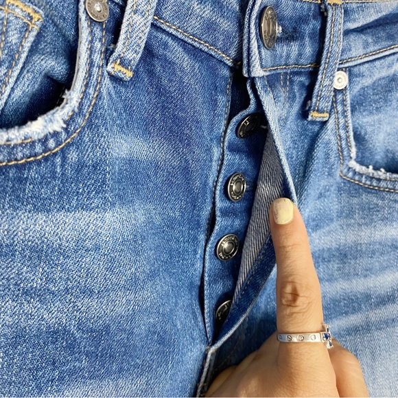 Earnest Sewn New York Button-Fly High Rise Jeans 27 - Picture 4 of 7